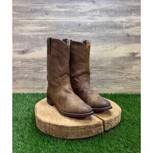 Justin Women - Size 7B - Tan Roper Cowboy Boots Style L3408